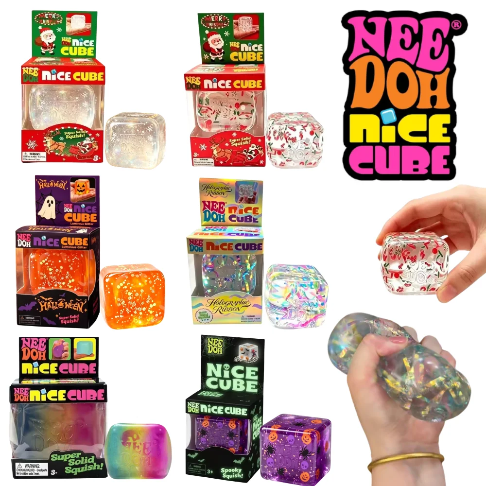 Kids Toys Xmas - Игрушка-антистресс NeeDoh Maltose Ice Squeeze, изготовленная