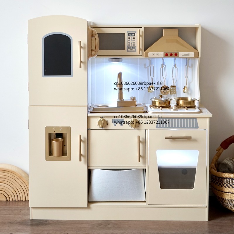 Kids Toys Kitchen Set - Детский деревянный игровой набор для приготовления