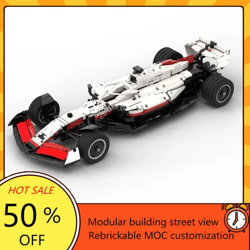 Kids Toys Xmas - Конструктор MOC «Гоночный болид Haas F1